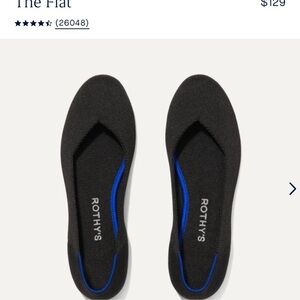 New without box size 8 black flats